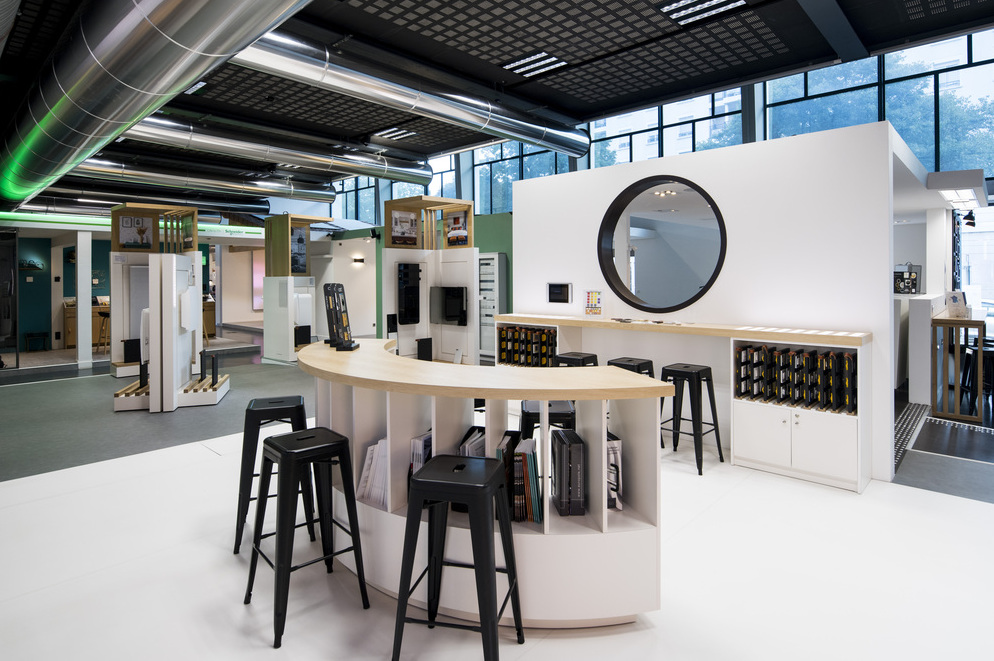 Agencement showroom flexible - Sonepar
