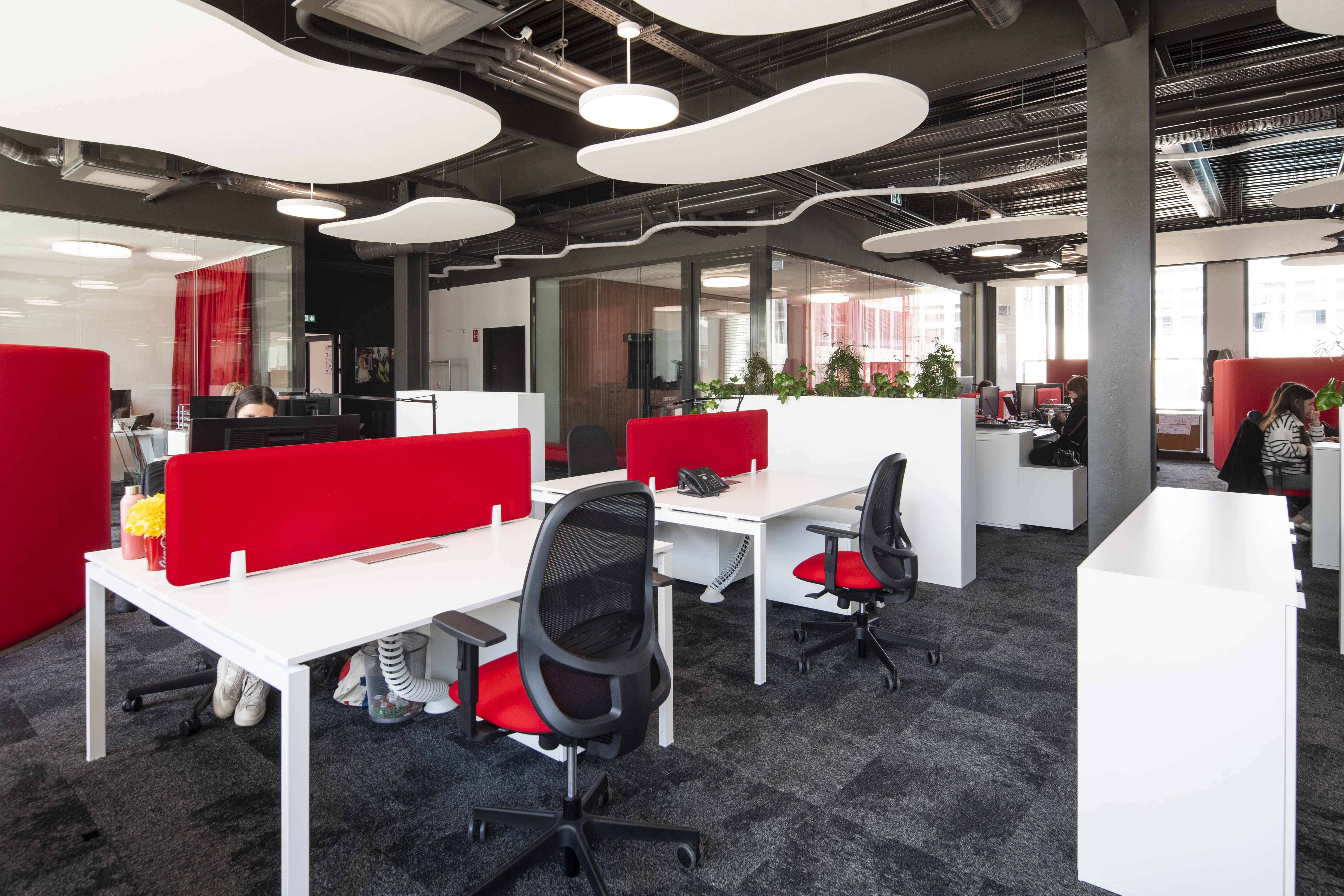 bureaux en open space