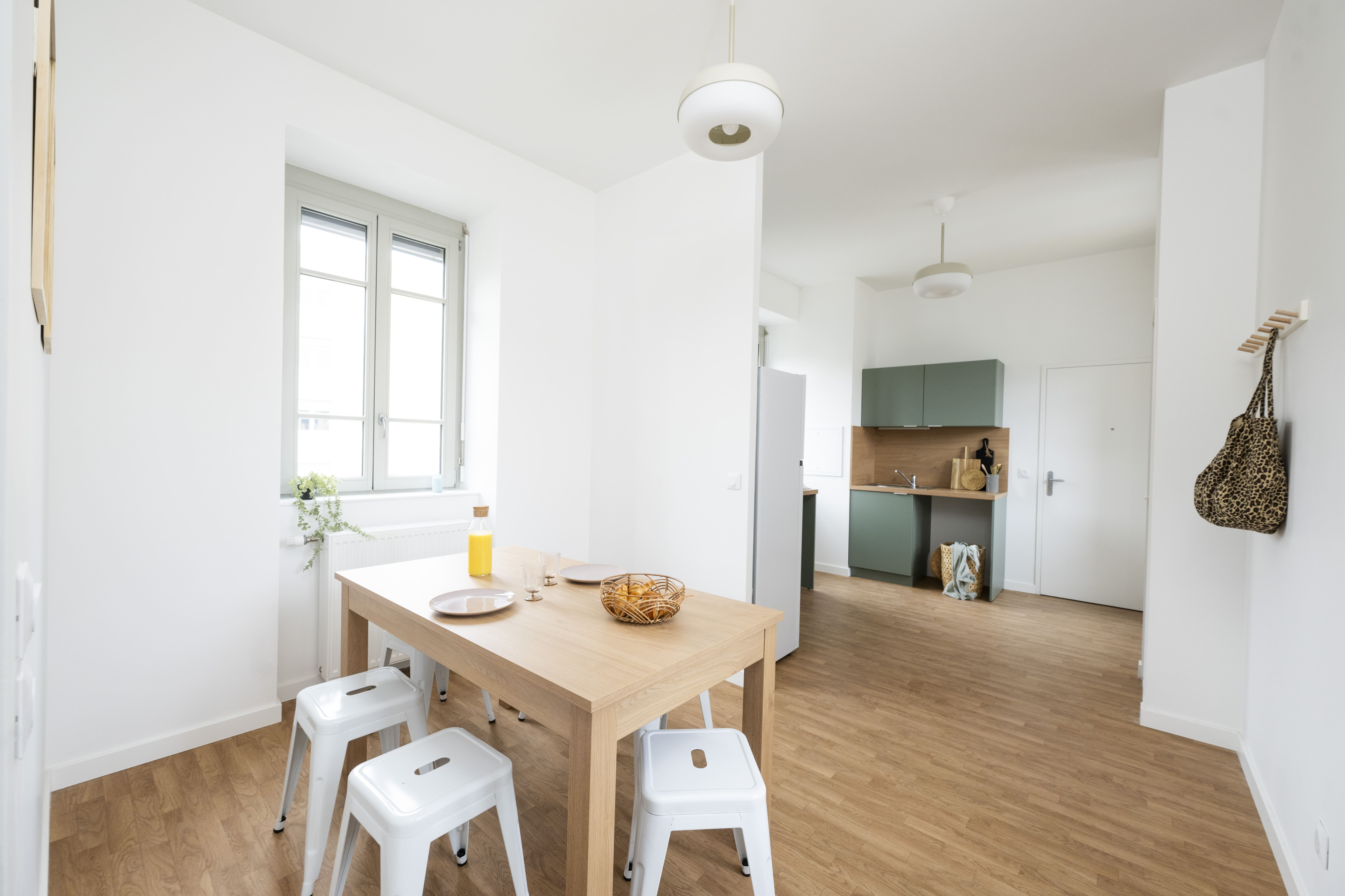 vu d'ensemble d'un appartement dans la résidence serin