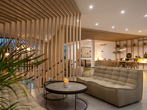 agencement hôtel l'Acquale Calvi