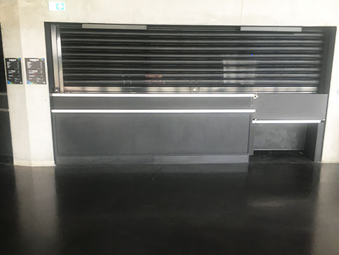 agencement des bars ; Arena Futuroscope 