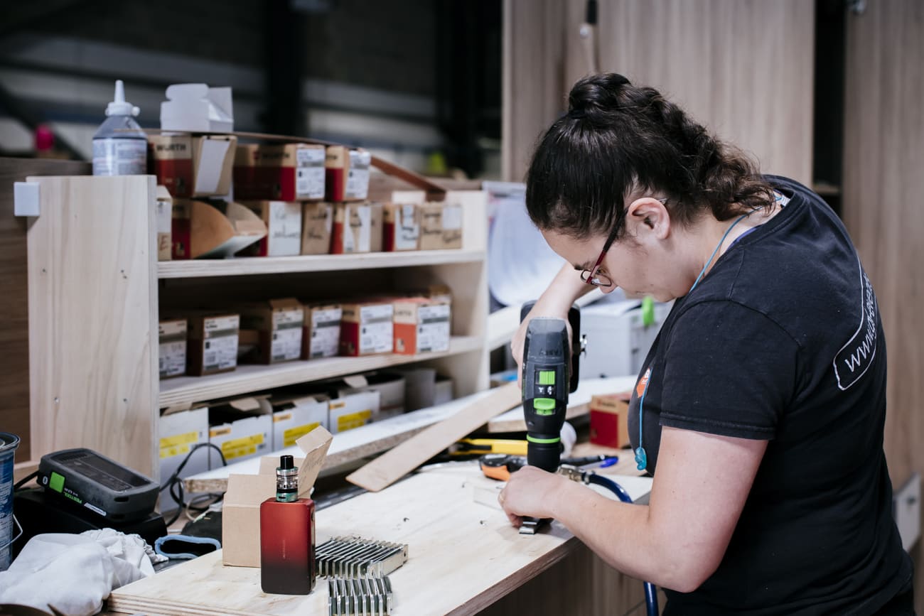 Atelier de fabrication - menuiserie agencement