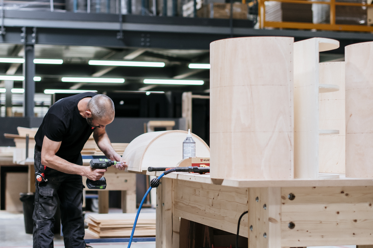 Atelier de fabrication - menuiserie agencement