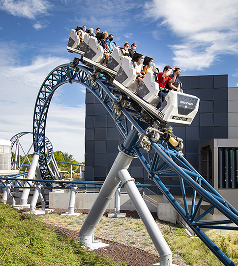 montagnes russes futuroscope objectif mars  