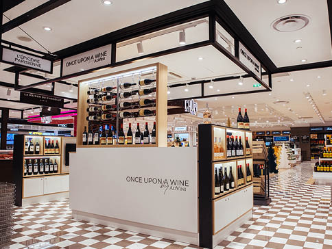 Agencement Corner de vente AdVini « Once Upon A Wine »