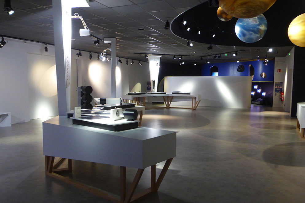 Agencement d'un musée - mobilier d'exposition - Planétarium Ludiver