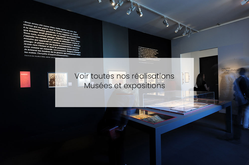 Agencement d'un musée - mobilier d'exposition