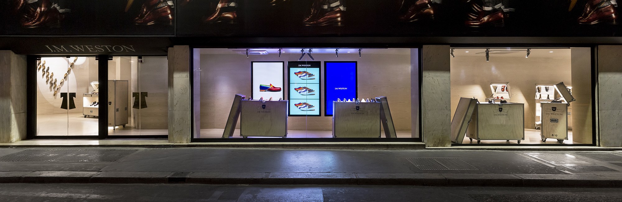 Agencement concept store avec J. M. WESTON