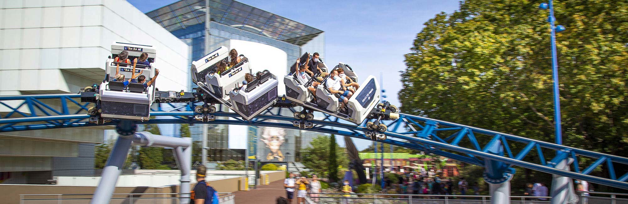 agencement attraction Objectif Mars Futuroscope
