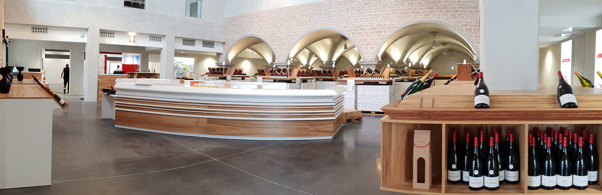 agencement caveau vignobles de Buxy