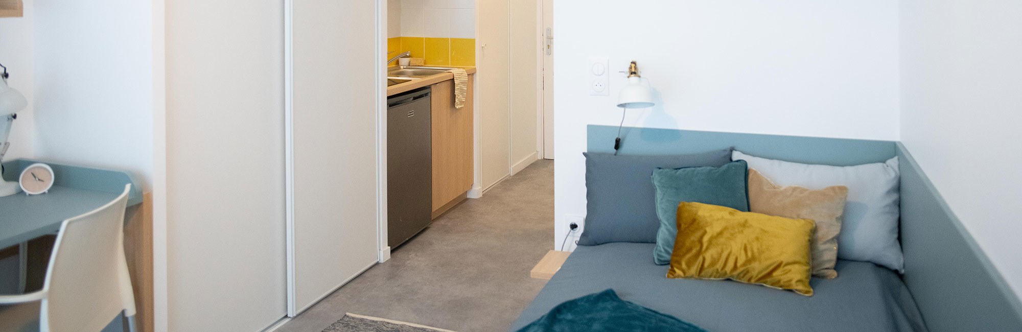 agencement résidence étudiante Studéa Paris Riquet  