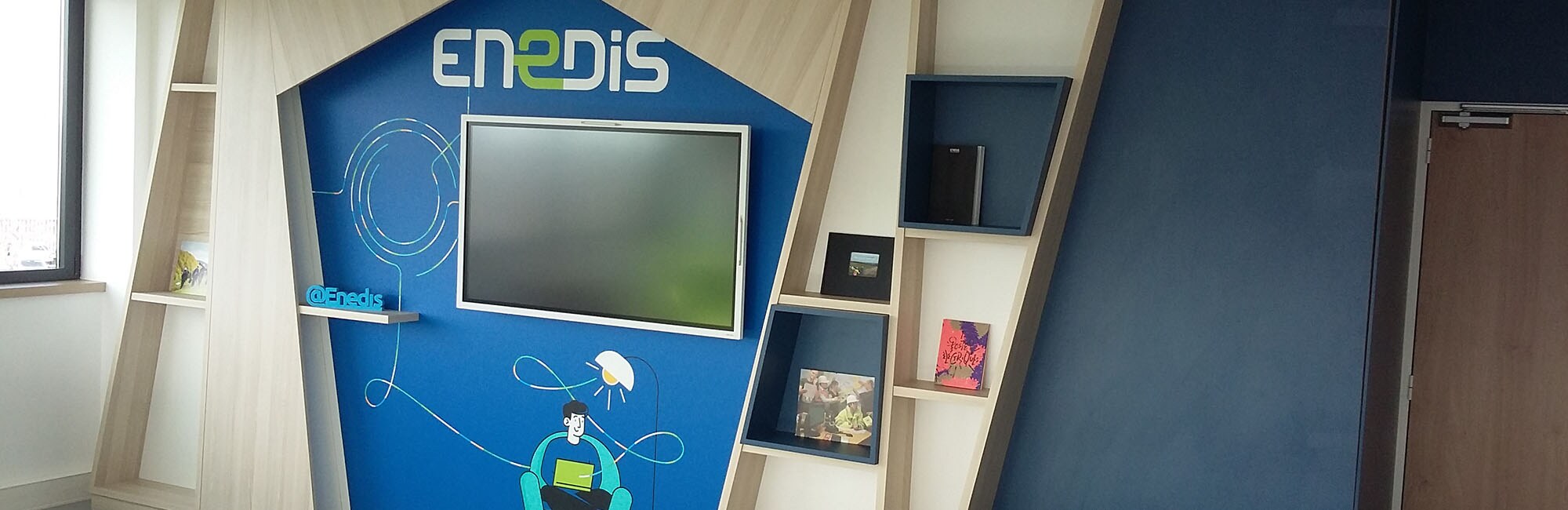 Agencement Showroom Enedis 