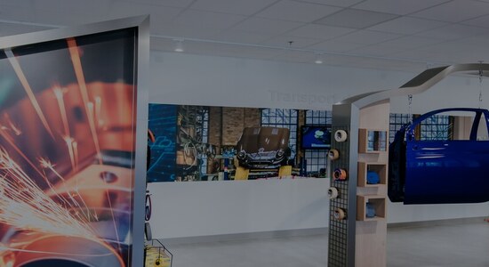 AGENCEMENT SHOWROOM SAINT GOBAIN ABRASIFS