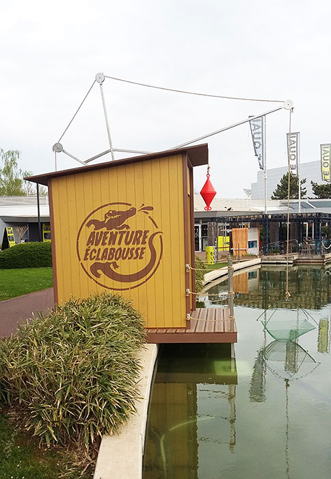 Cabane décor attraction Aventure Eclabousse 