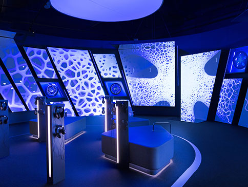 Scénographie : signalétique et agencement de showroom