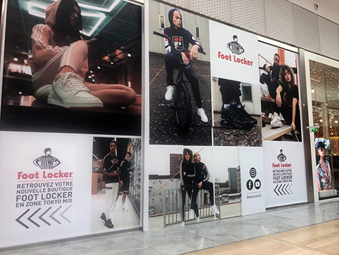 palissade de travaux et communication grand format  