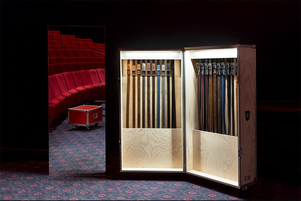 Meuble sur-mesure personnalisé avec éclairage intégré