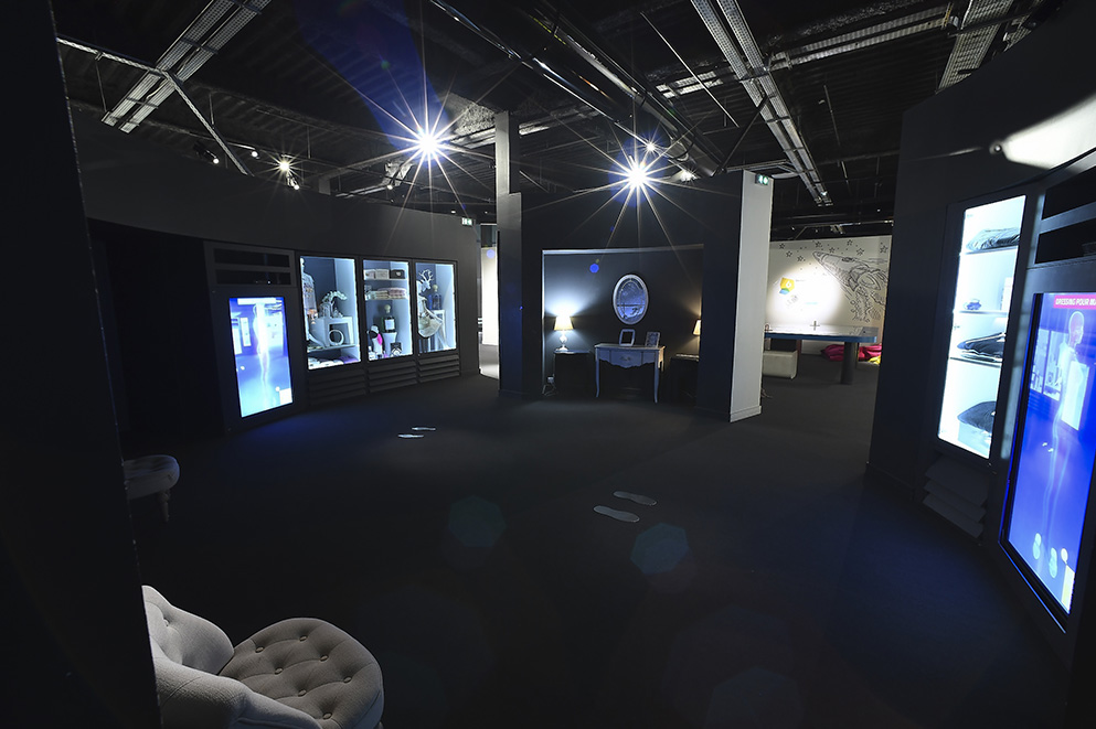 Agencement d'espace commun d'exposition