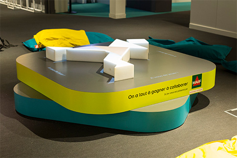 Muséographie : banc design