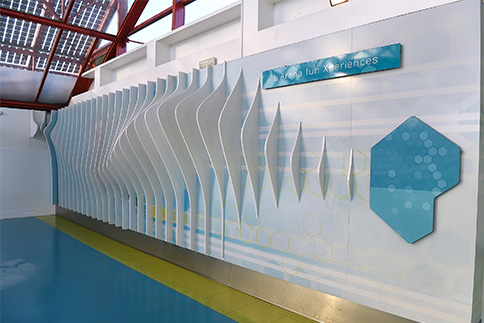 Scénographie : Signalétique et décorations murales