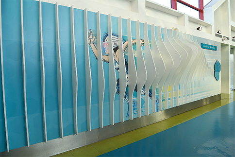 Scénographie : Signalétique et décorations murales