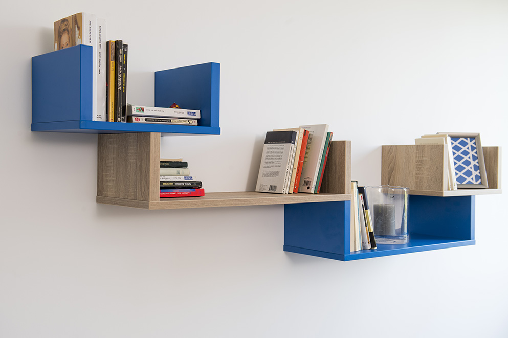 Agencement chambre étudiante : étagères